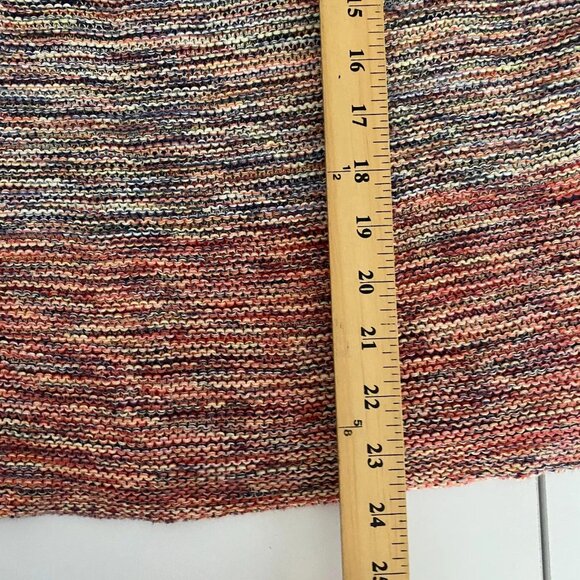 Chicos Tropical Sunset Ombré Pullover Sweater Size 2 US Large 3/4 Sleeves - Picture 7 of 9